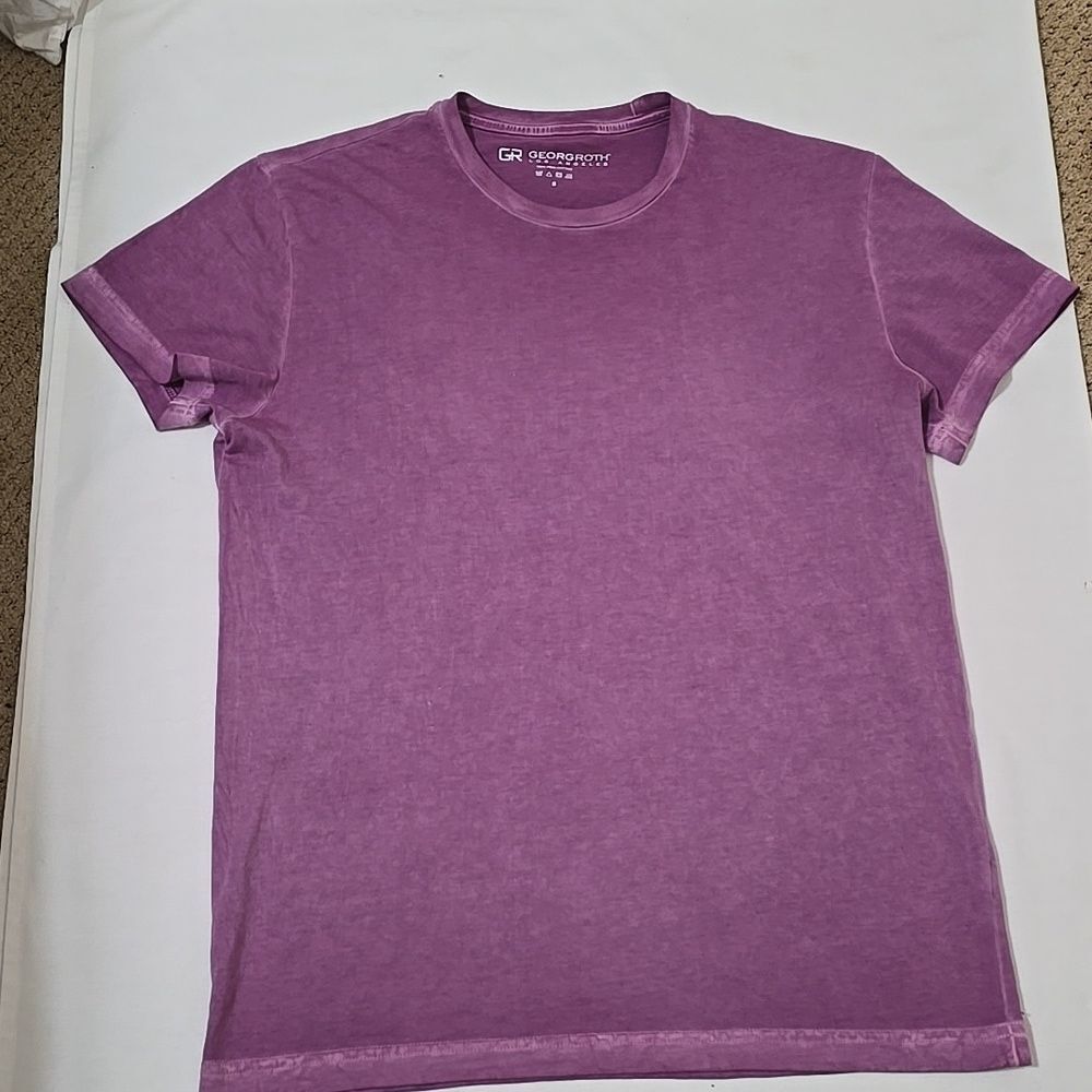 Georg Roth‎ Los Angeles Classic  Short Sleeve Tee Soft 100% Pima Cotton S